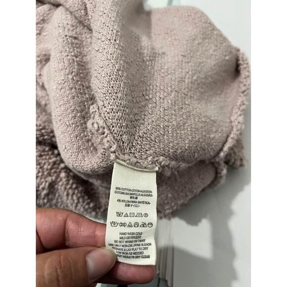 Free People Popcorn Sweater Cropped Oversized Size XS - Picture 8 of 8